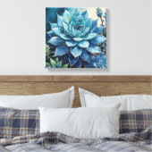 Woestijnvervagen Canvas Afdruk (Insitu (Slaapkamer))