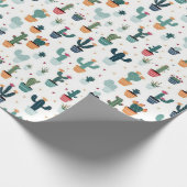 Woestijnvibes: Cactus-thema inpakpapier van Vint (Hoek)