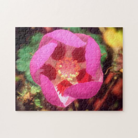 Woestijnvijfplek Wilde Bloem Legpuzzel (Horizontaal)
