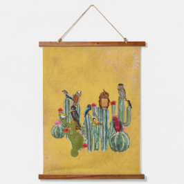 WOESTIJNVOGELS HANGEND WANDKLEED