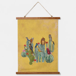 WOESTIJNVOGELS HANGEND WANDKLEED
