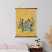 WOESTIJNVOGELS HANGEND WANDKLEED (Slaapkamer)
