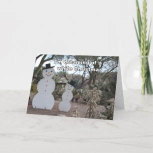 Woestijnvogels kerstkaart feestdagen kaart