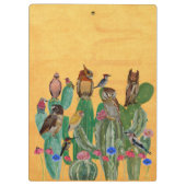 WOESTIJNVOGELS KLEMBORD (Achterkant)