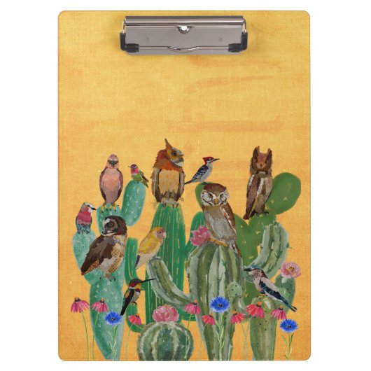 WOESTIJNVOGELS KLEMBORD (Voorkant)