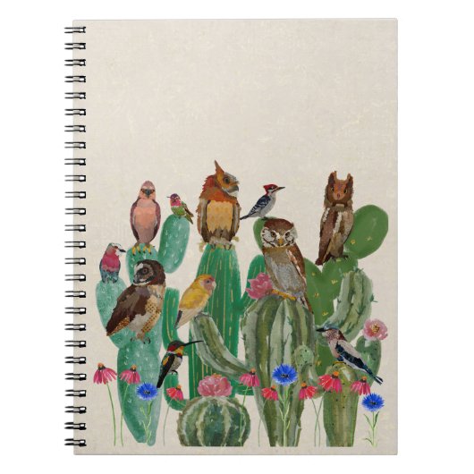 WOESTIJNVOGELS NOTITIEBOEK (Voorkant)