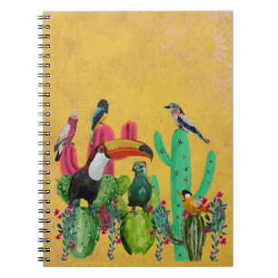 WOESTIJNVOGELS NOTITIEBOEK
