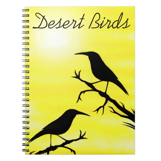 Woestijnvogels Notitieboek (Voorkant)