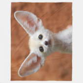 WOESTIJNVOS FLEECE DEKEN (Voorkant)