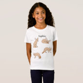 Woestijnvossen T-shirt (Voorkant volledig)