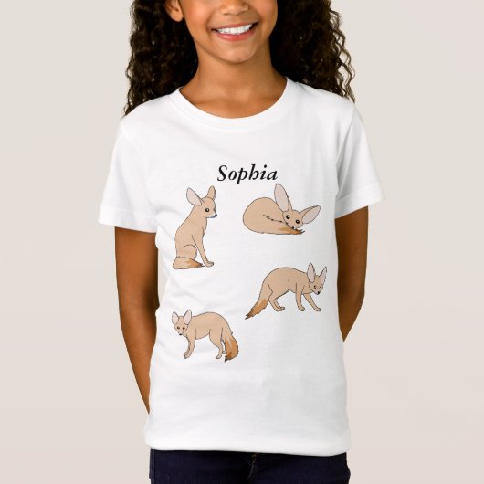 Woestijnvossen T-shirt (Voorkant)