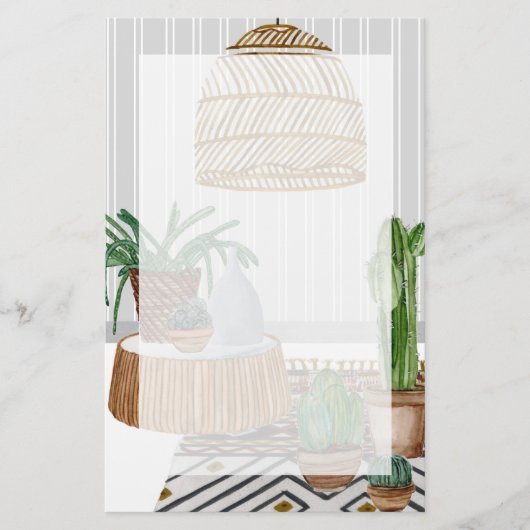 Woestijnvuren I Briefpapier (Voorkant)