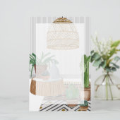 Woestijnvuren I Briefpapier (Staand voorkant)