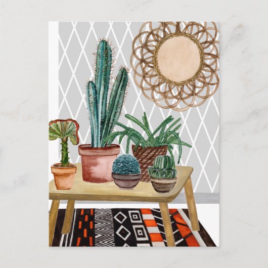 Woestijnvuren IV Briefkaart (Voorkant)