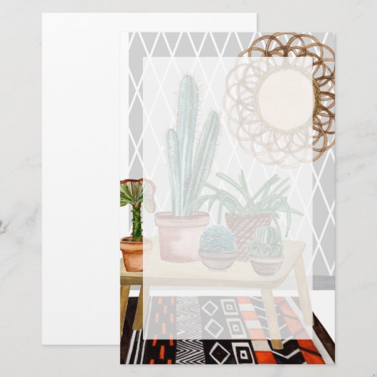 Woestijnvuren IV Briefpapier (Voorkant / Achterkant)