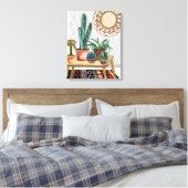 Woestijnvuren IV Canvas Afdruk (Insitu (Slaapkamer))
