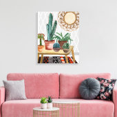 Woestijnvuren IV Canvas Afdruk (Insitu (Woonkamer))