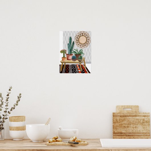 Woestijnvuren IV Poster (Keuken)