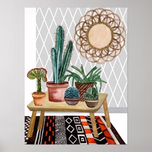 Woestijnvuren IV Poster (Voorkant)