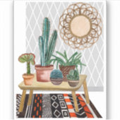 Woestijnvuren IV Sticker (Voorkant)