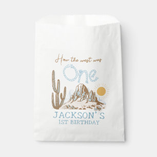  woestijnwild west Western 1e verjaardag Bedankzakje