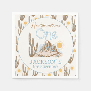 woestijnwild west Western jarig Servet