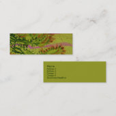 "woestijnwind" mini visitekaartje (Voorkant / Achterkant)