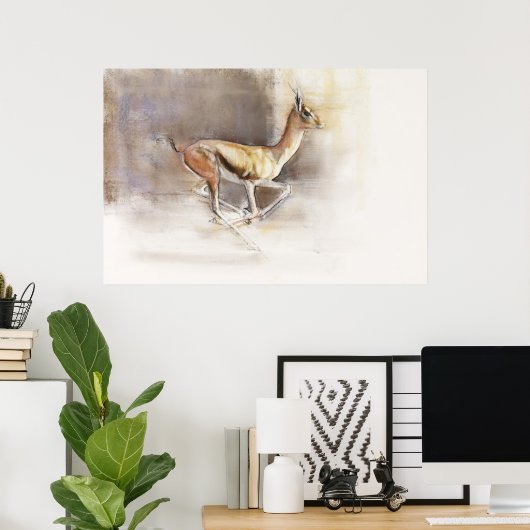 woestijnwind poster (Thuiskantoor)