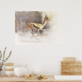 woestijnwind poster (Keuken)