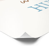 woestijnwoestijn wildwest 1e verjaardag welkomstb foto afdruk (Hoek)