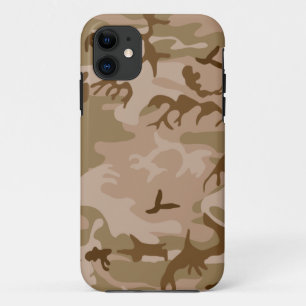 woestijnzandcamouflageappel iPhone 11 hoesje