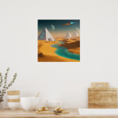 woestijnzanden poster (Keuken)