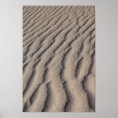 Woestijnzandrimpels Poster (Voorkant)