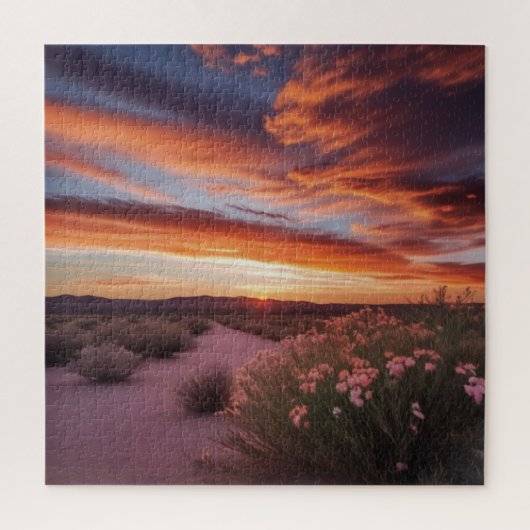 Woestijnzicht legpuzzel (Verticaal)