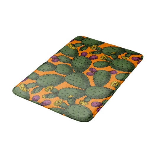 woestijnzonsondergang badmat (Gekanteld)