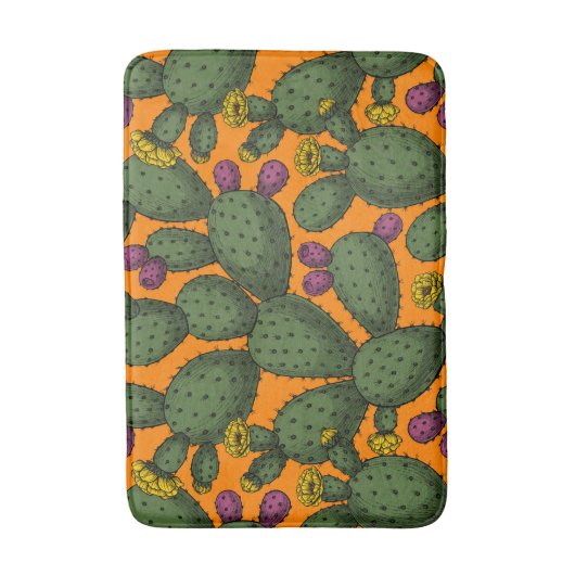 woestijnzonsondergang badmat (Voorkant Verticaal)