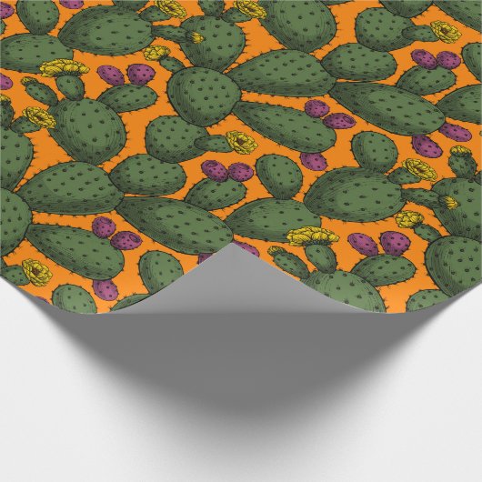 woestijnzonsondergang cadeaupapier (Hoek)