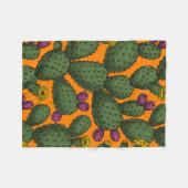 woestijnzonsondergang fleece deken (Voorkant (Horizontaal))