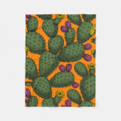 woestijnzonsondergang fleece deken (Voorkant)