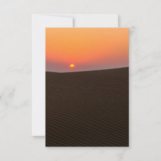 Woestijnzonsondergang in Dubai