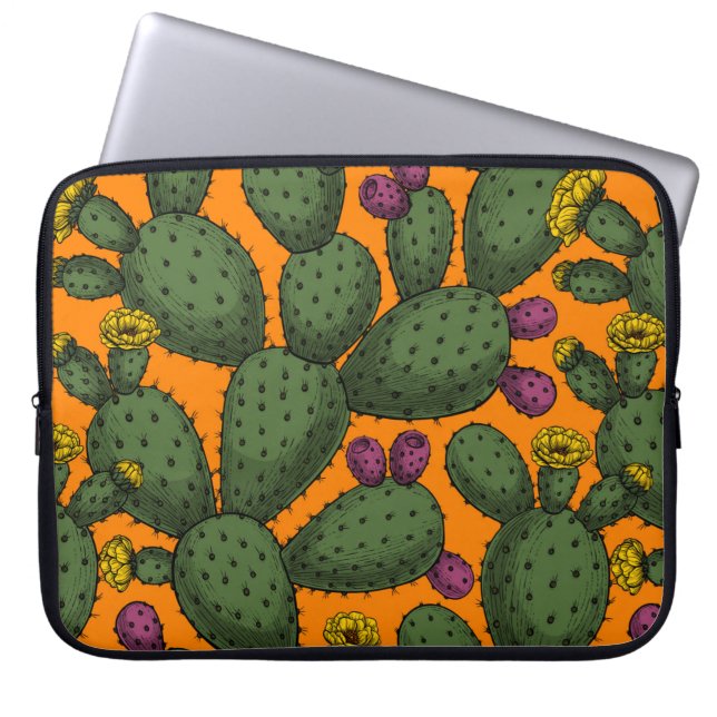 woestijnzonsondergang laptop sleeve (Voorkant)