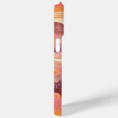 Woestijnzonsondergang Moderne Cactus gepersonalise Case-Mate iPhone Case (Achterkant / Rechts)