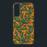 woestijnzonsondergang samsung galaxy hoesje<br><div class="desc">Ik had opuntia cactus getekend in mijn schetsboek,  en ze vervolgens opnieuw bewerkt en gekleurd in Illustrator om een patroon te maken.</div>