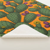 woestijnzonsondergang sherpa deken (3/4)