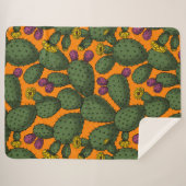 woestijnzonsondergang sherpa deken (Voorkant (horizontaal))