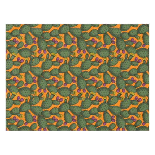 woestijnzonsondergang tafelkleed (Voorkant (Horizontaal))