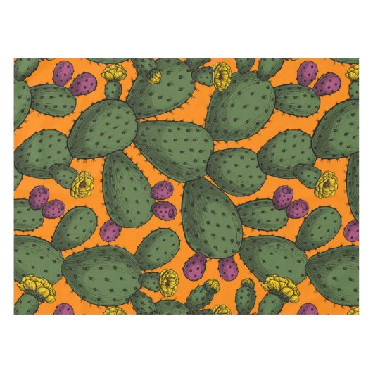 woestijnzonsondergang tafelkleed (Voorkant (Horizontaal))