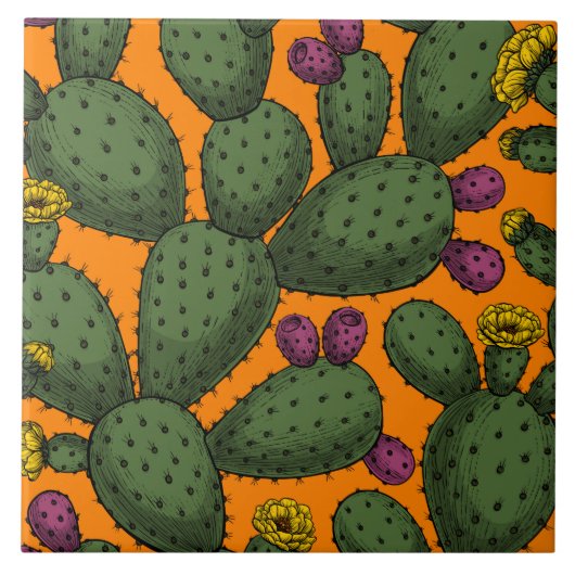 woestijnzonsondergang tegeltje (Voorkant)