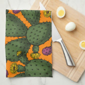 woestijnzonsondergang theedoek (Quarter Fold)