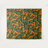 woestijnzonsondergang wandkleed (Voorkant (horizontaal))